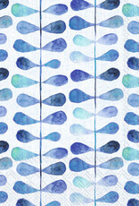 Boston International ALL ABOUT BLUE PAPER COCKTAIL NAPKIN