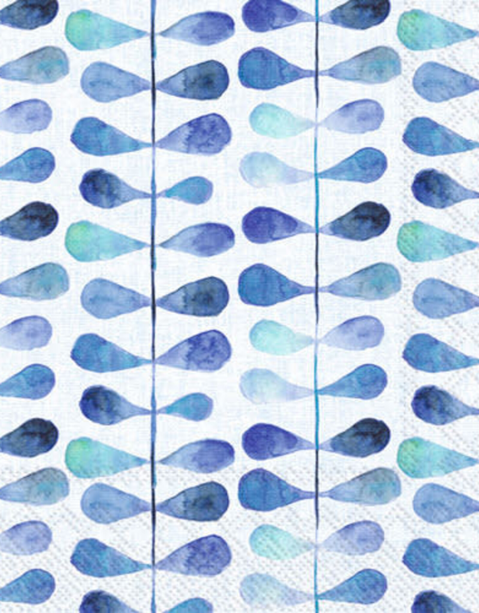 Boston International ALL ABOUT BLUE PAPER COCKTAIL NAPKIN