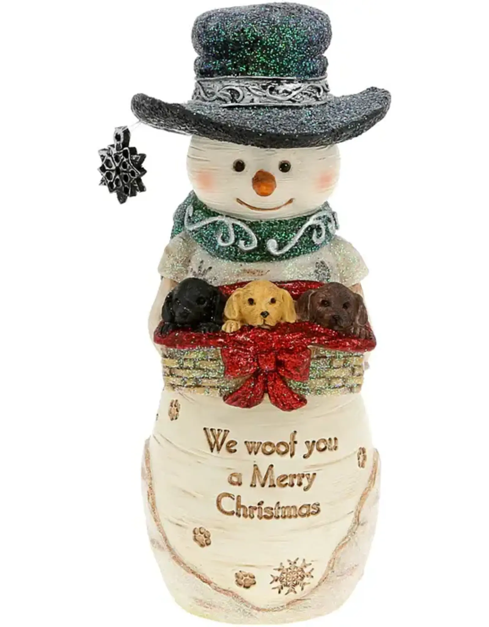 Pavilion Gift WE WOOF YOU SNOWMAN - BirchHearts Collection
