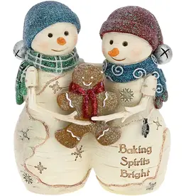 Pavilion Gift BAKING SPIRITS SNOWMAN - BirchHearts Collection