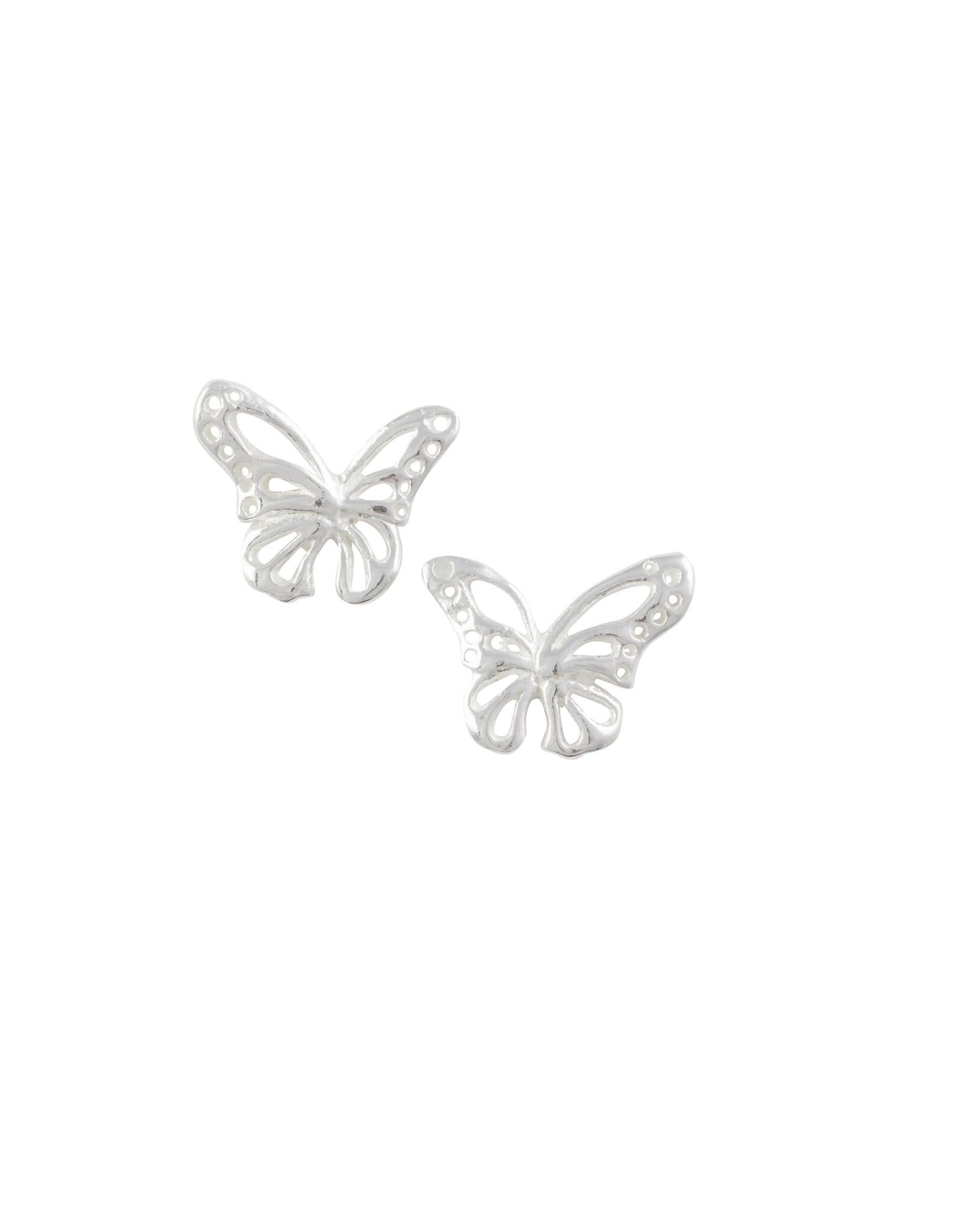 Good Collective OPEN BUTTERFLY STUD EARRING - sterling silver