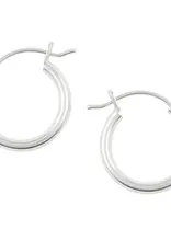 Good Collective 16MM SILVER HOOP EARRING - Tomas