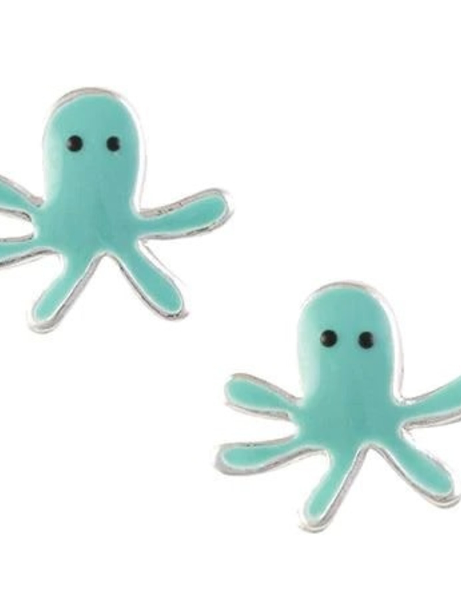 Good Collective BLUE OCTOPUS STUD EARRING - Tomas