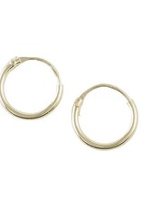 Good Collective ENDLESS HOOPS 10MM GOLD EARRING - Tomas