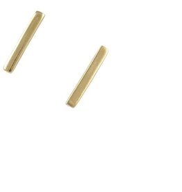 Good Collective LONG BAR STUD EARRING - gold plated