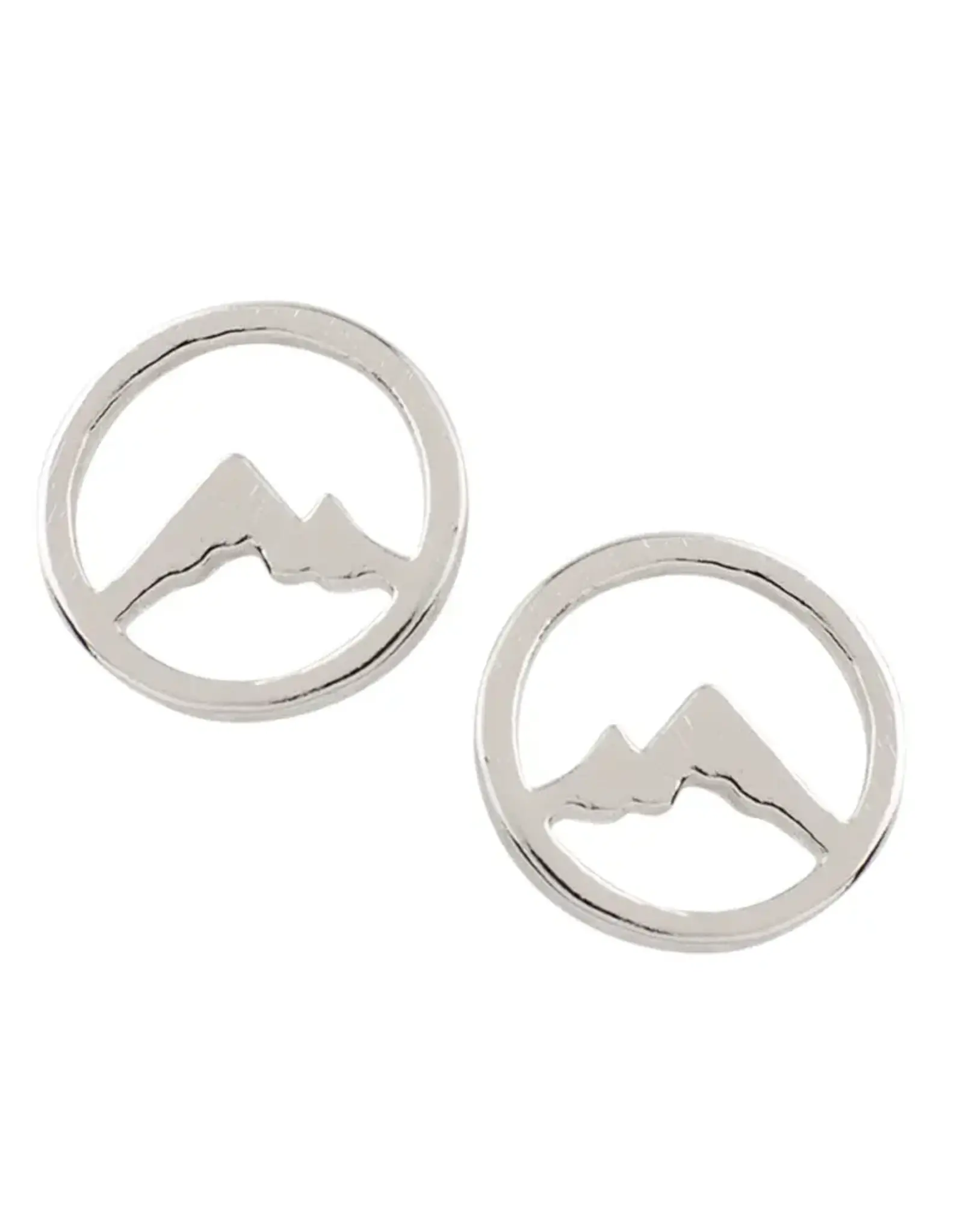 Good Collective MOVING MOUNTAINS SILVER STUD EARRING - Tomas