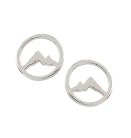 Good Collective MOVING MOUNTAINS SILVER STUD EARRING - Tomas