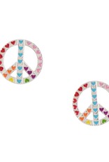 Good Collective PEACE AND LOVE STUD EARRING - Tomas