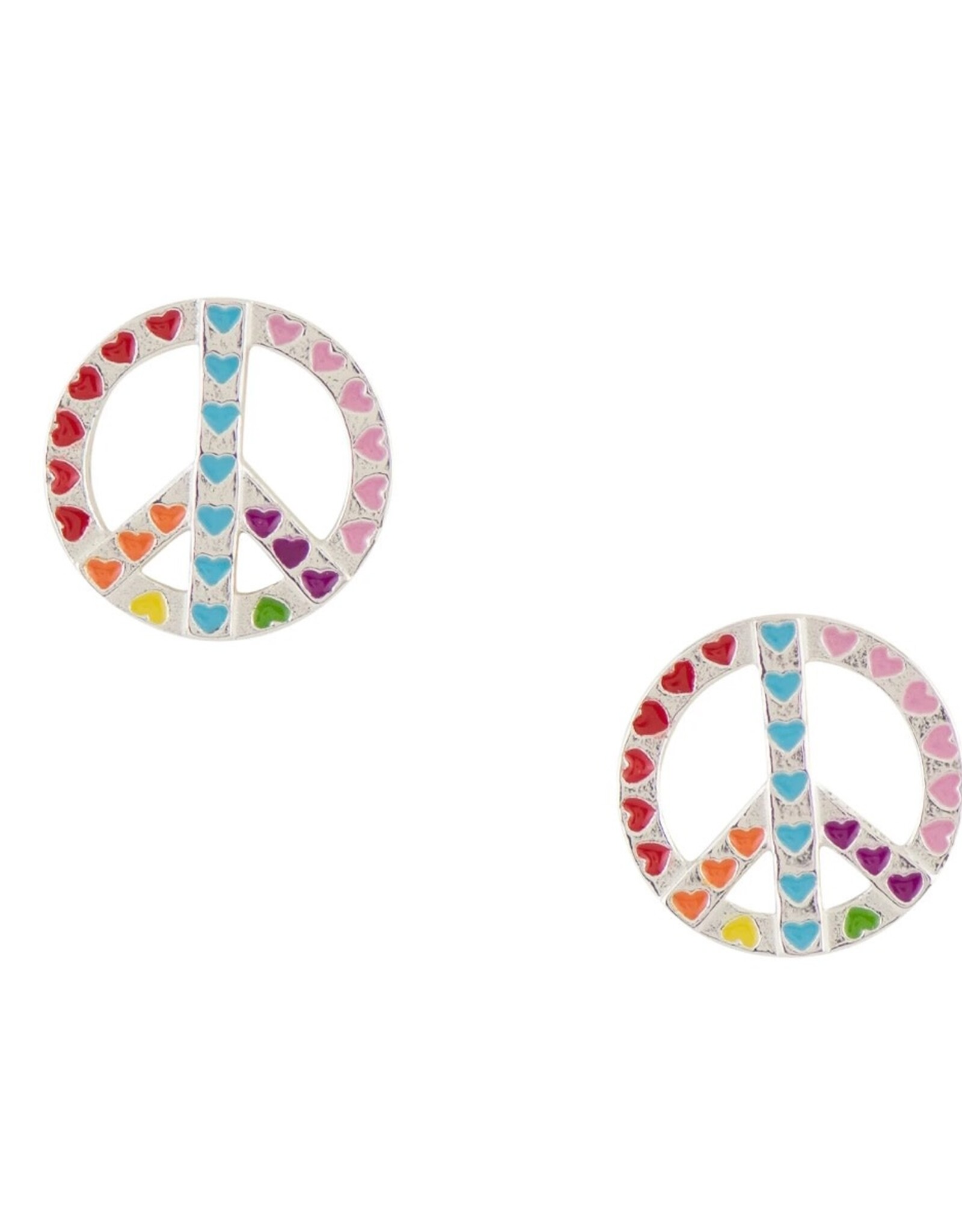 Good Collective PEACE AND LOVE STUD EARRING - Tomas