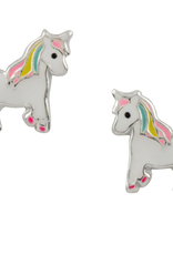 Good Collective RAINBOW UNICORN STUD EARRINGS - Tomas