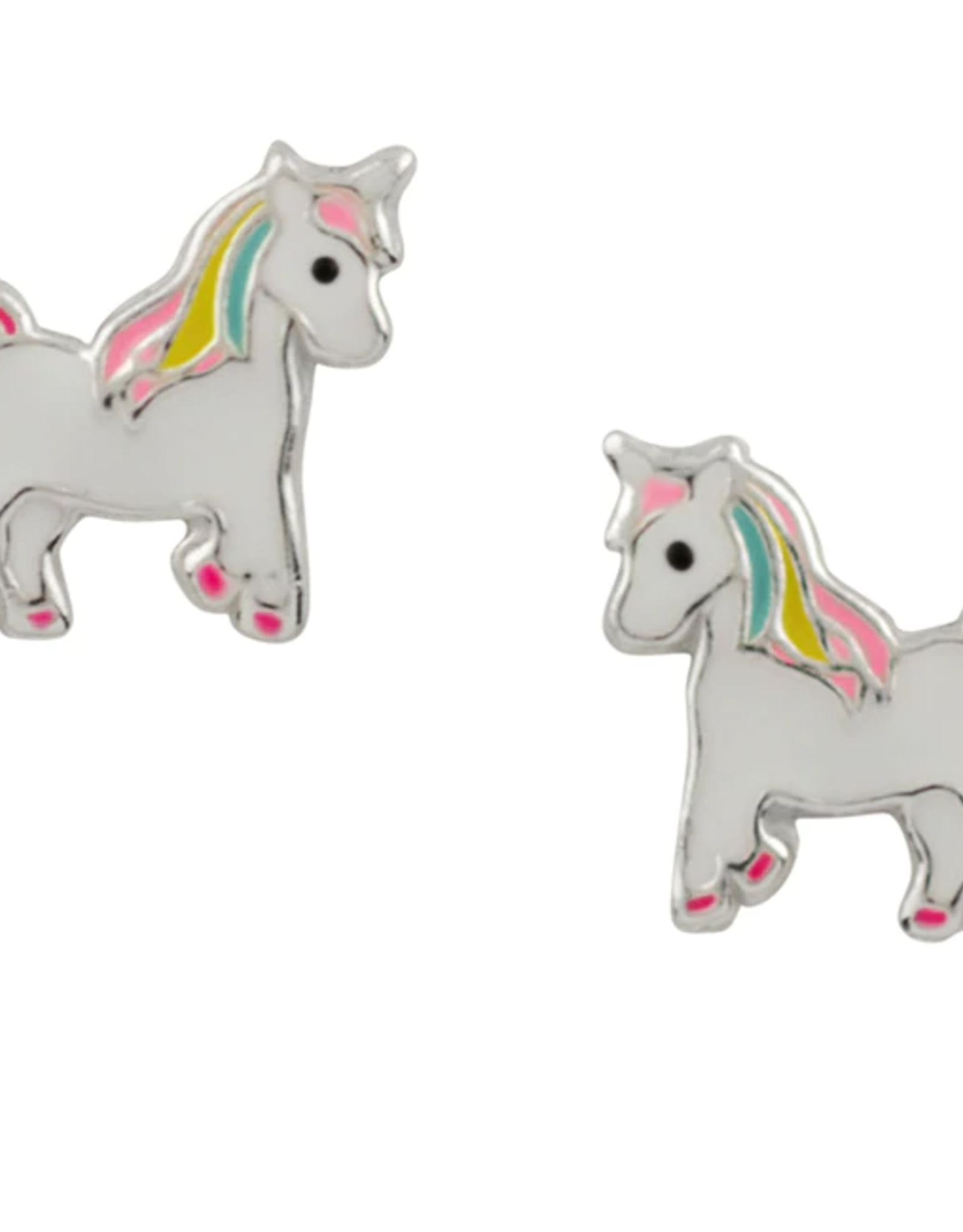 Good Collective RAINBOW UNICORN STUD EARRINGS - Tomas