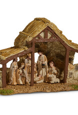 Raz Imports GOOD TIDINGS STABLE NATIVITY SET
