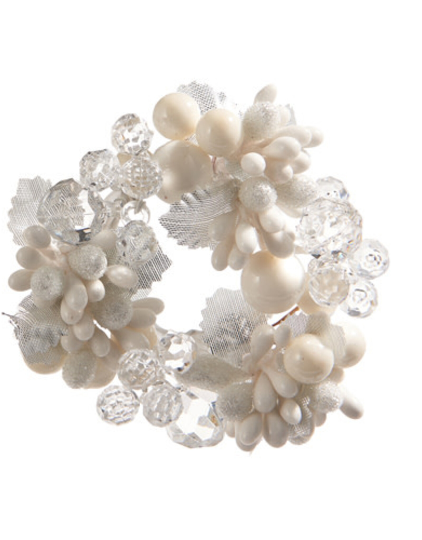 Raz Imports CRYSTAL BEADED MINI WREATH - multiple size options