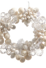 Raz Imports CRYSTAL BEADED MINI WREATH - multiple size options