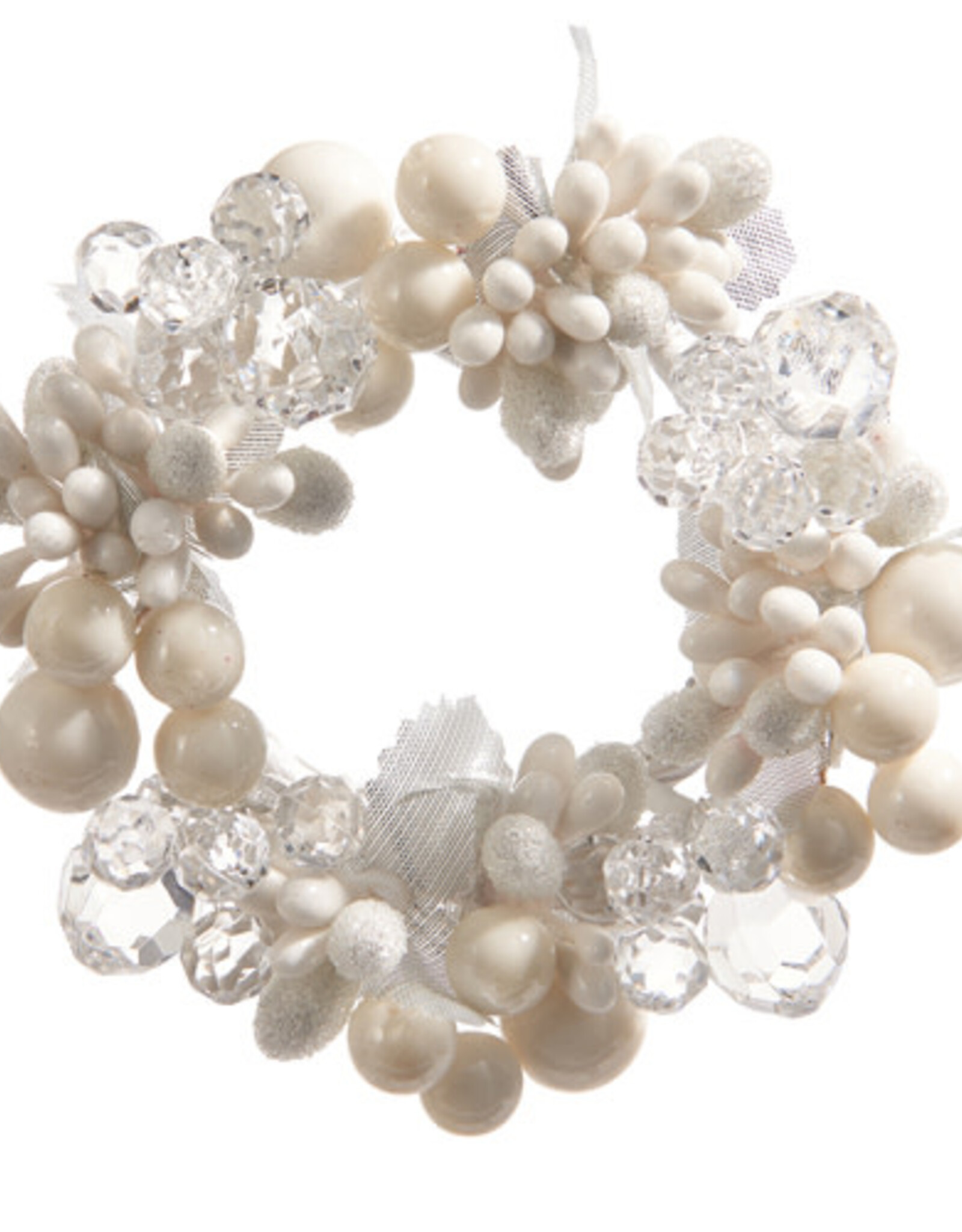 Raz Imports CRYSTAL BEADED MINI WREATH - multiple size options