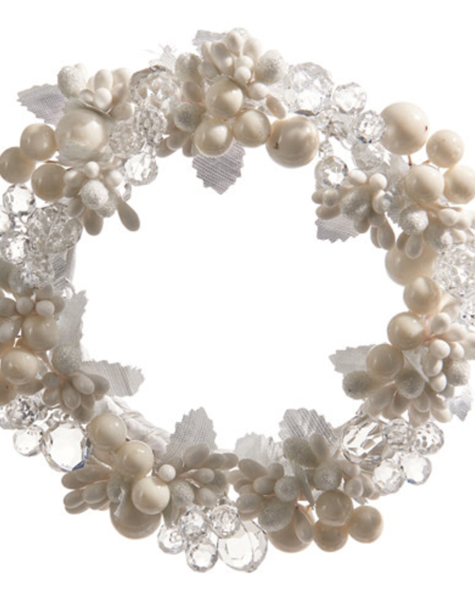 Raz Imports CRYSTAL BEADED MINI WREATH - multiple size options