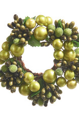 Raz Imports GREEN BEADED MINI WREATH - multiple size options