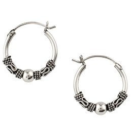 Good Collective 12mm BALI WRAPPED HOOP EARRING - Tomas