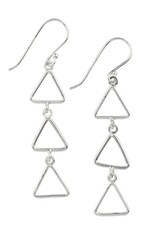 Good Collective LINKED TRIANGLE HOOK EARRING - Tomas