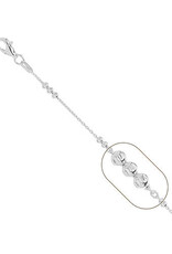 Tiger Mountain TRIO BALL CHAIN ANKLET - sterling silver