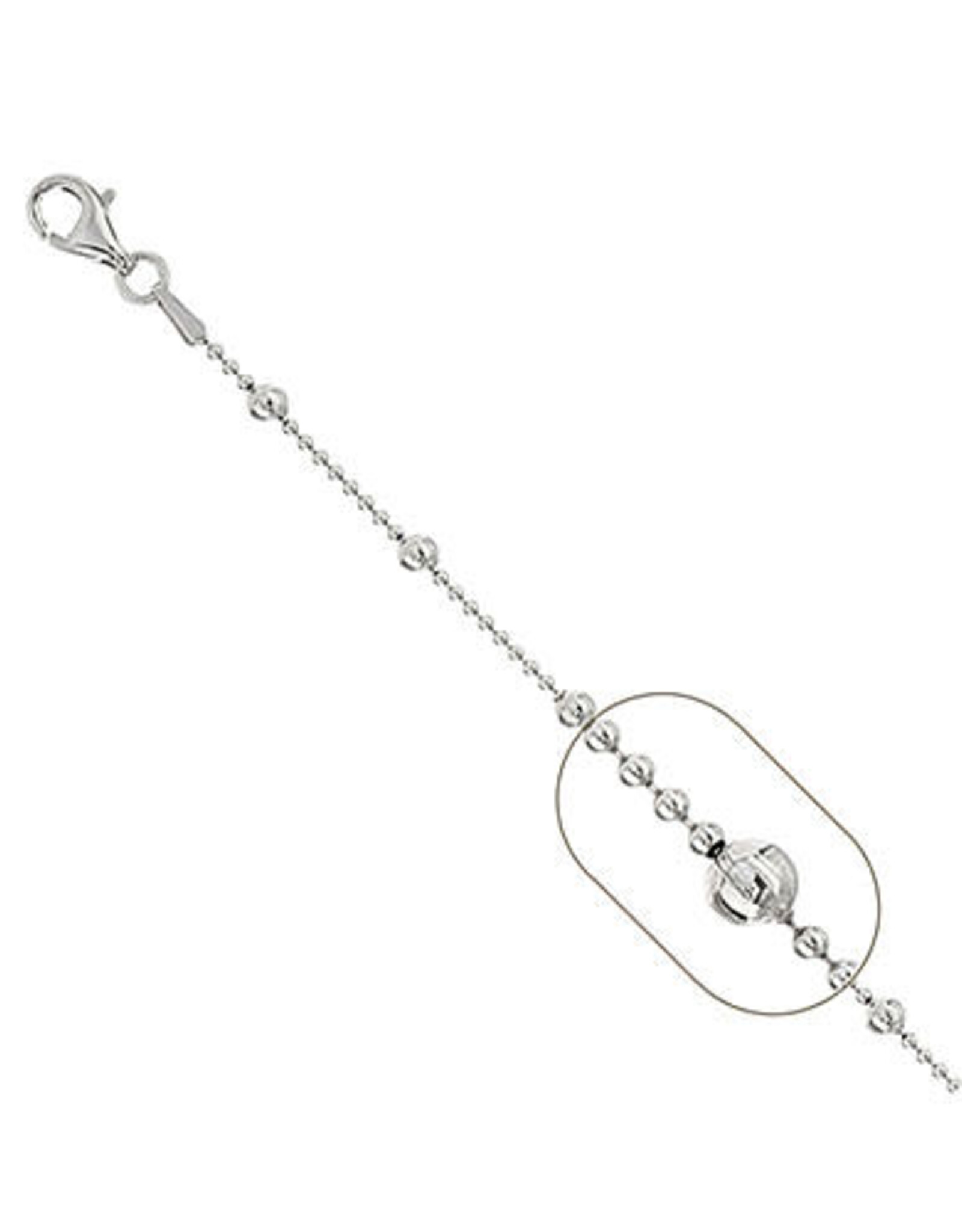 Tiger Mountain BALL CHAIN ANKLET - sterling silver