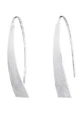 Tiger Mountain RECTANGLE WIRED EARRING - sterling silver