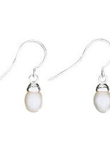 Tiger Mountain PEARL DROP EARRING - sterling silver