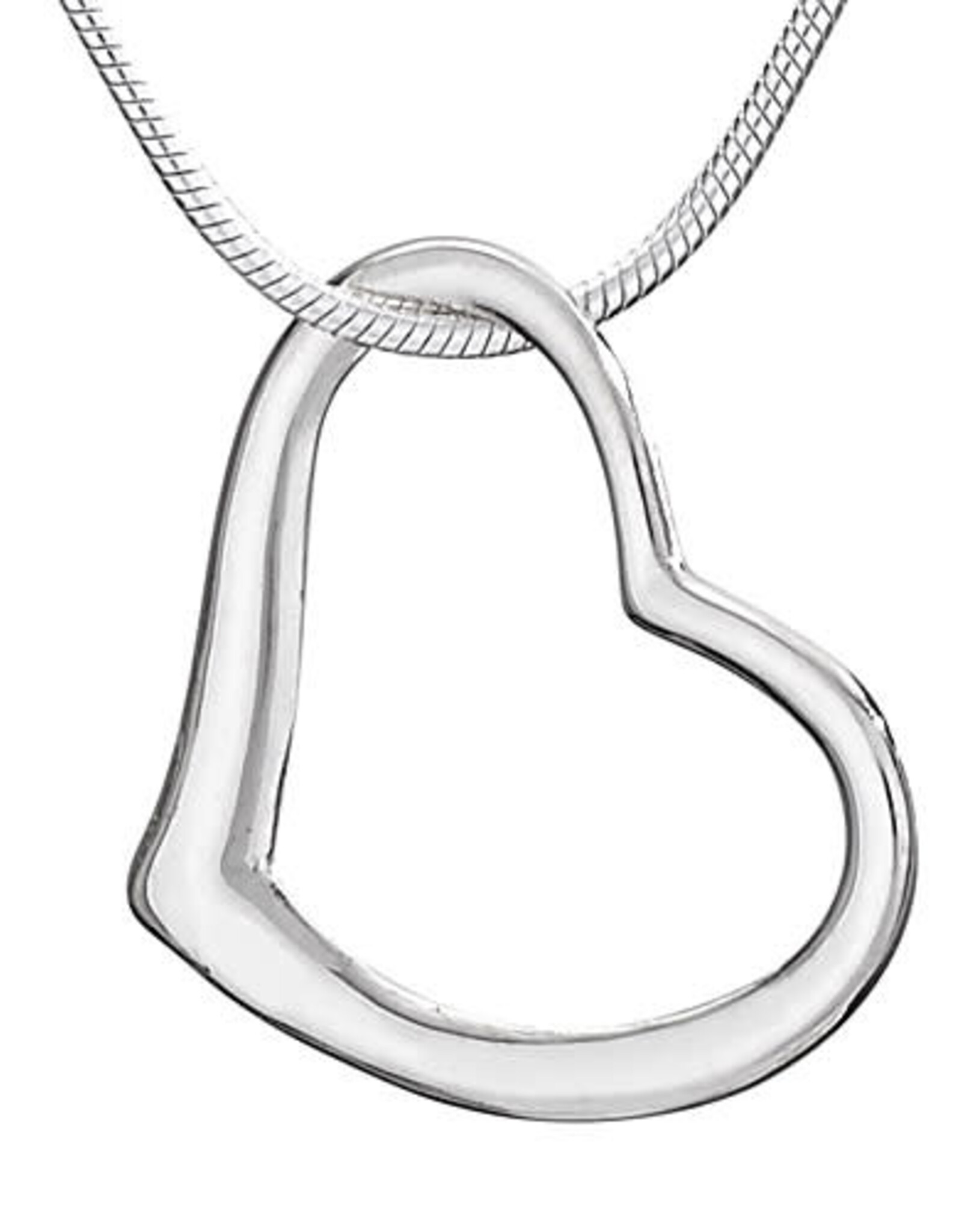 Tiger Mountain FLOATING HEART NECKLACE - sterling silver