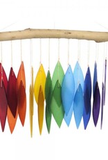 Gift Essential OVAL DROPS GLASS WINDCHIME - sound & color