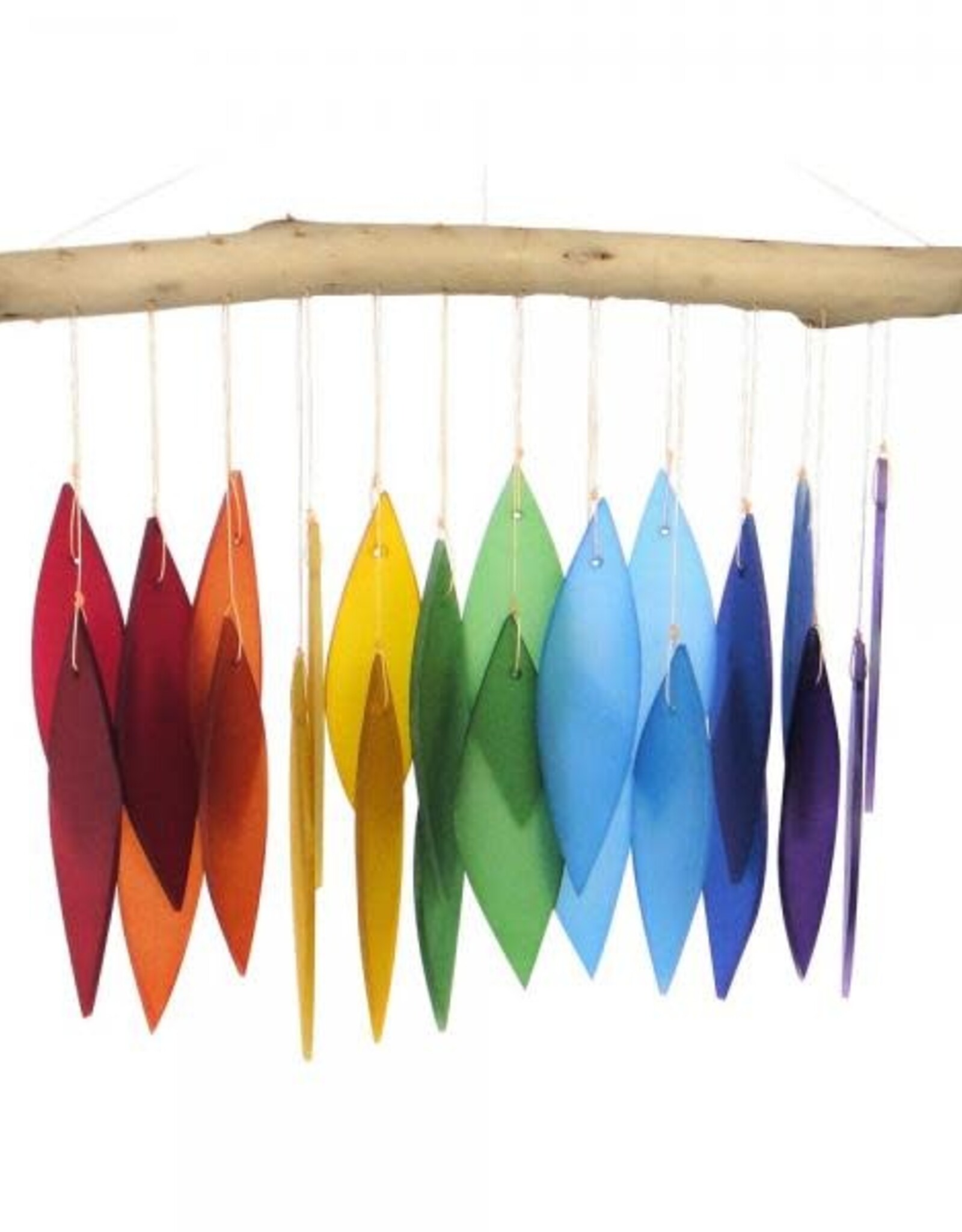 Gift Essential OVAL DROPS GLASS WINDCHIME - sound & color