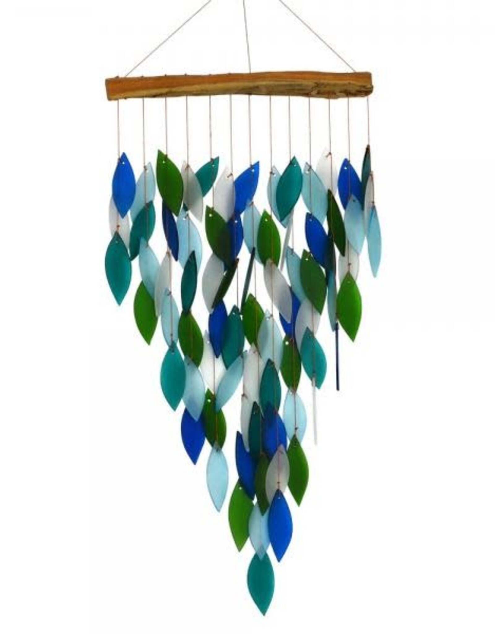 Gift Essential DELUXE WATERFALL GLASS CHIMES - color & sound