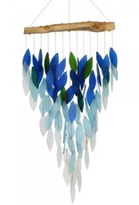 Gift Essential DELUXE WATERFALL GLASS CHIMES - color & sound