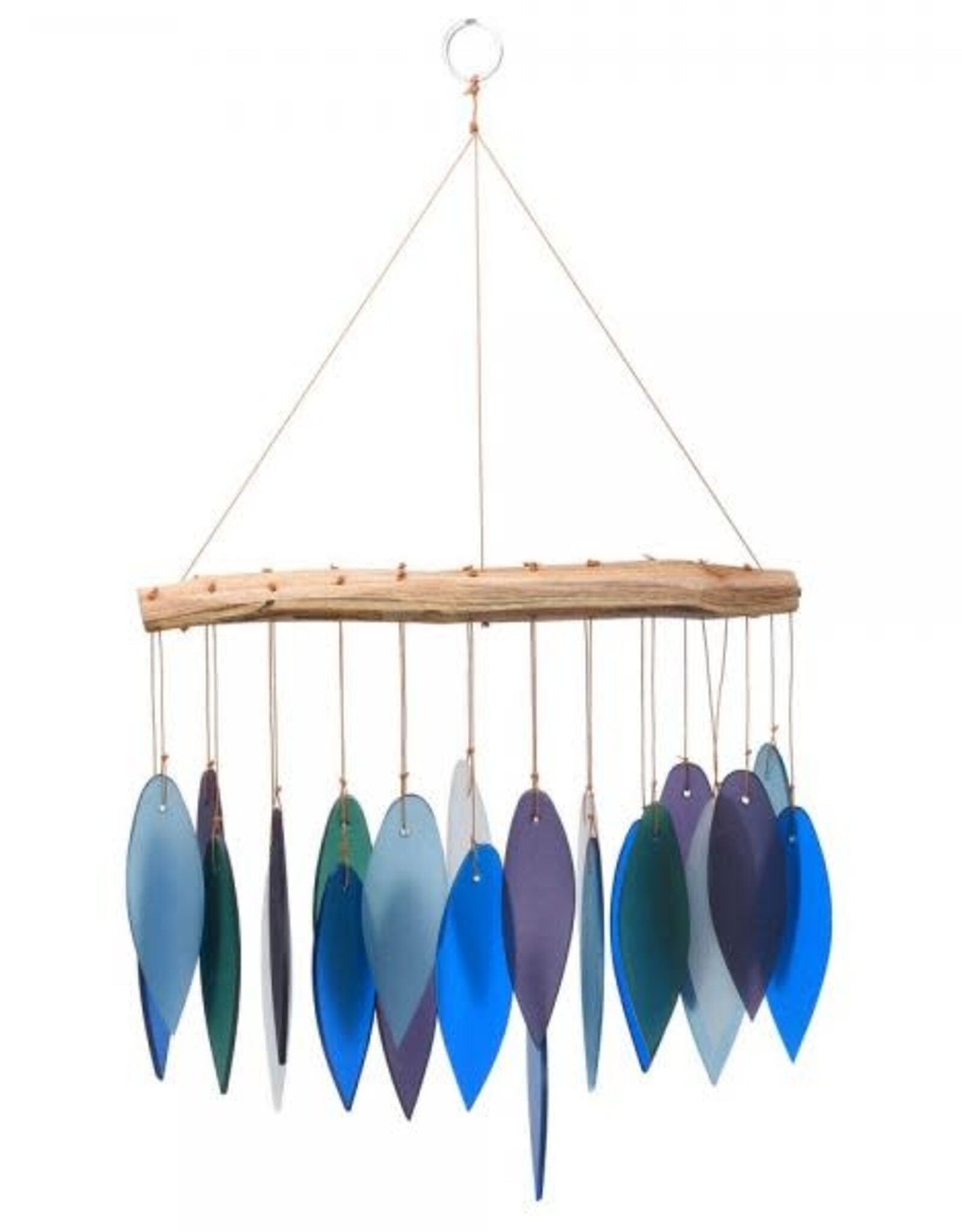 Gift Essential OVAL DROPS GLASS WINDCHIME - sound & color