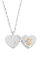 Demdaco PAWPRINT LOCKET NECKLACE - giving jewelry