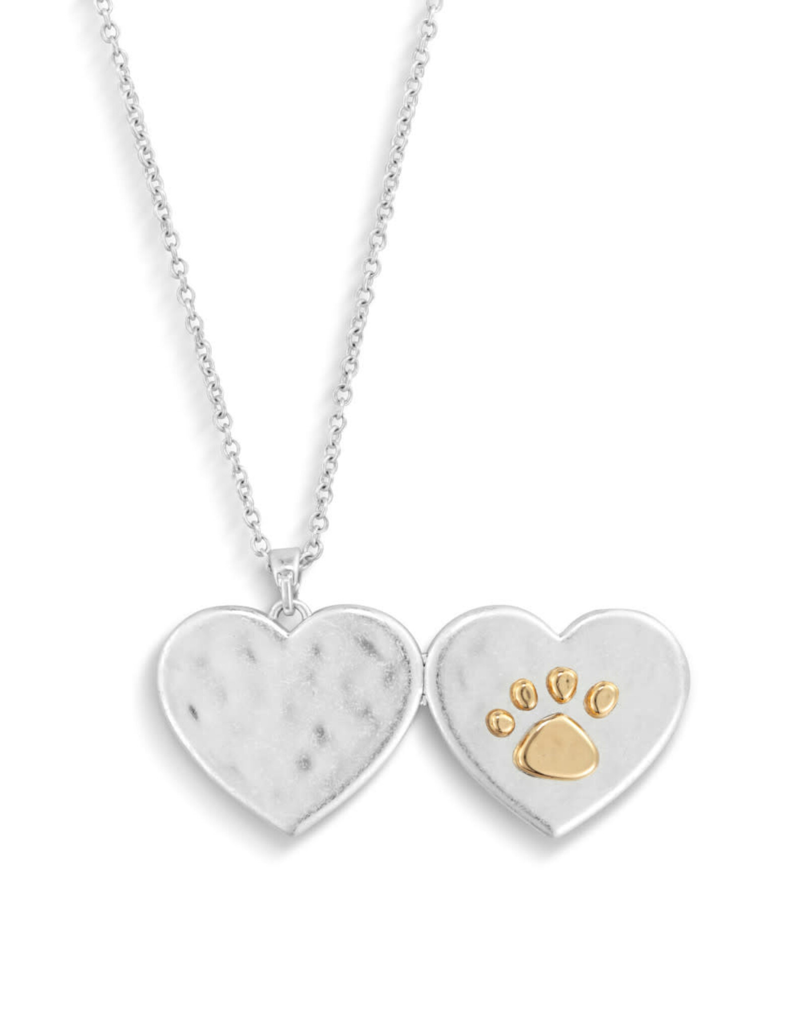 Demdaco PAWPRINT LOCKET NECKLACE - giving jewelry