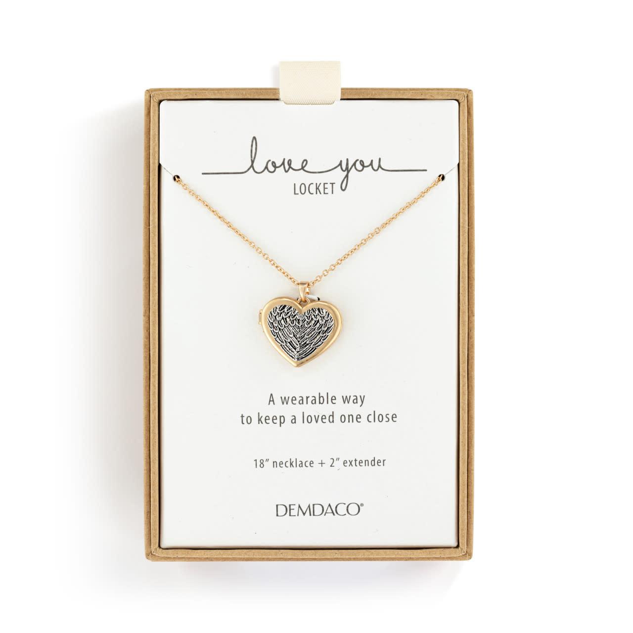 Angel locket necklace deals