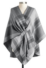 Demdaco PLAID REVERSIBLE WRAP - multiple colors