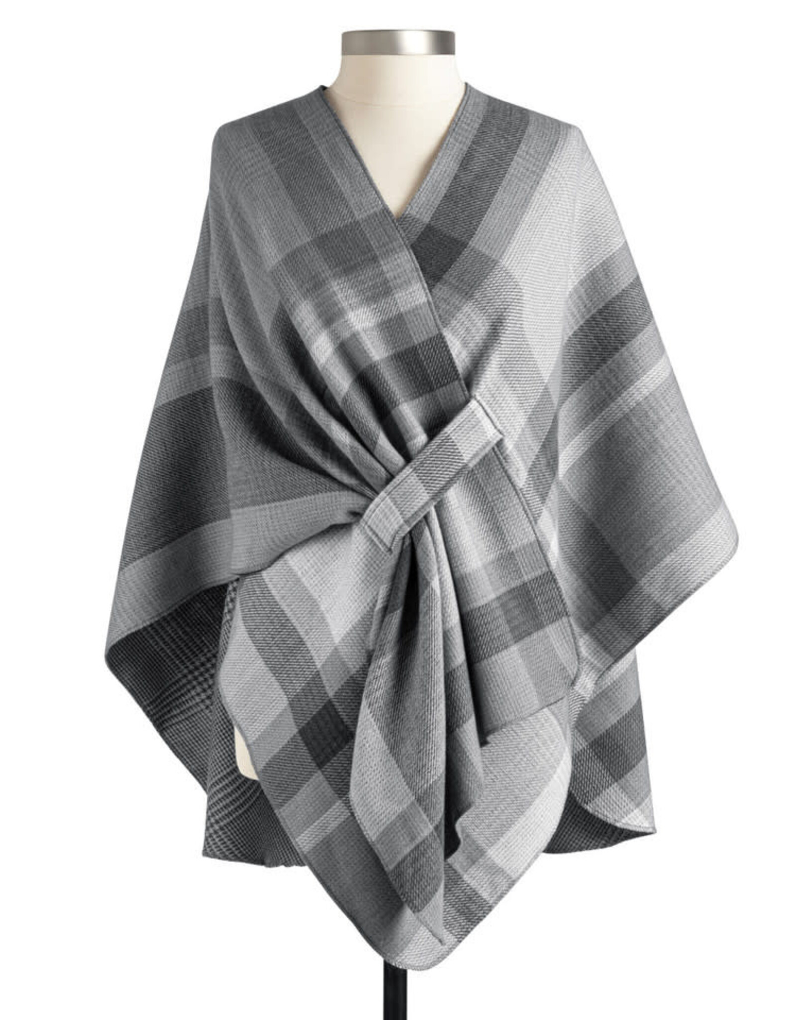 Demdaco PLAID REVERSIBLE WRAP - multiple colors