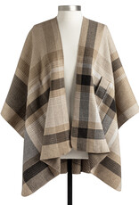 Demdaco PLAID REVERSIBLE WRAP - multiple colors