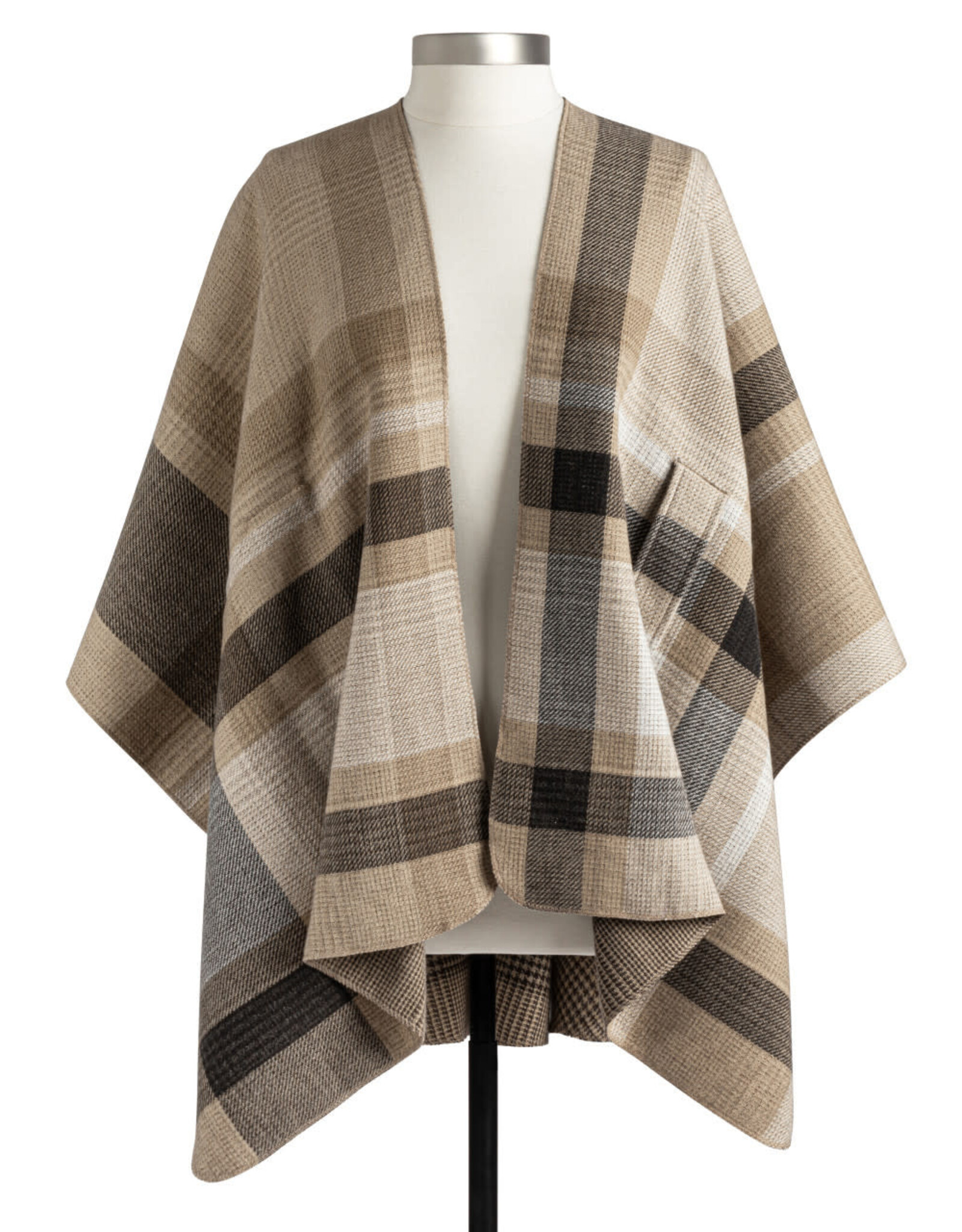 Demdaco PLAID REVERSIBLE WRAP - multiple colors