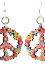 Green Tree Jewelry BLOSSOM PEACE EARRINGS - made in the USA