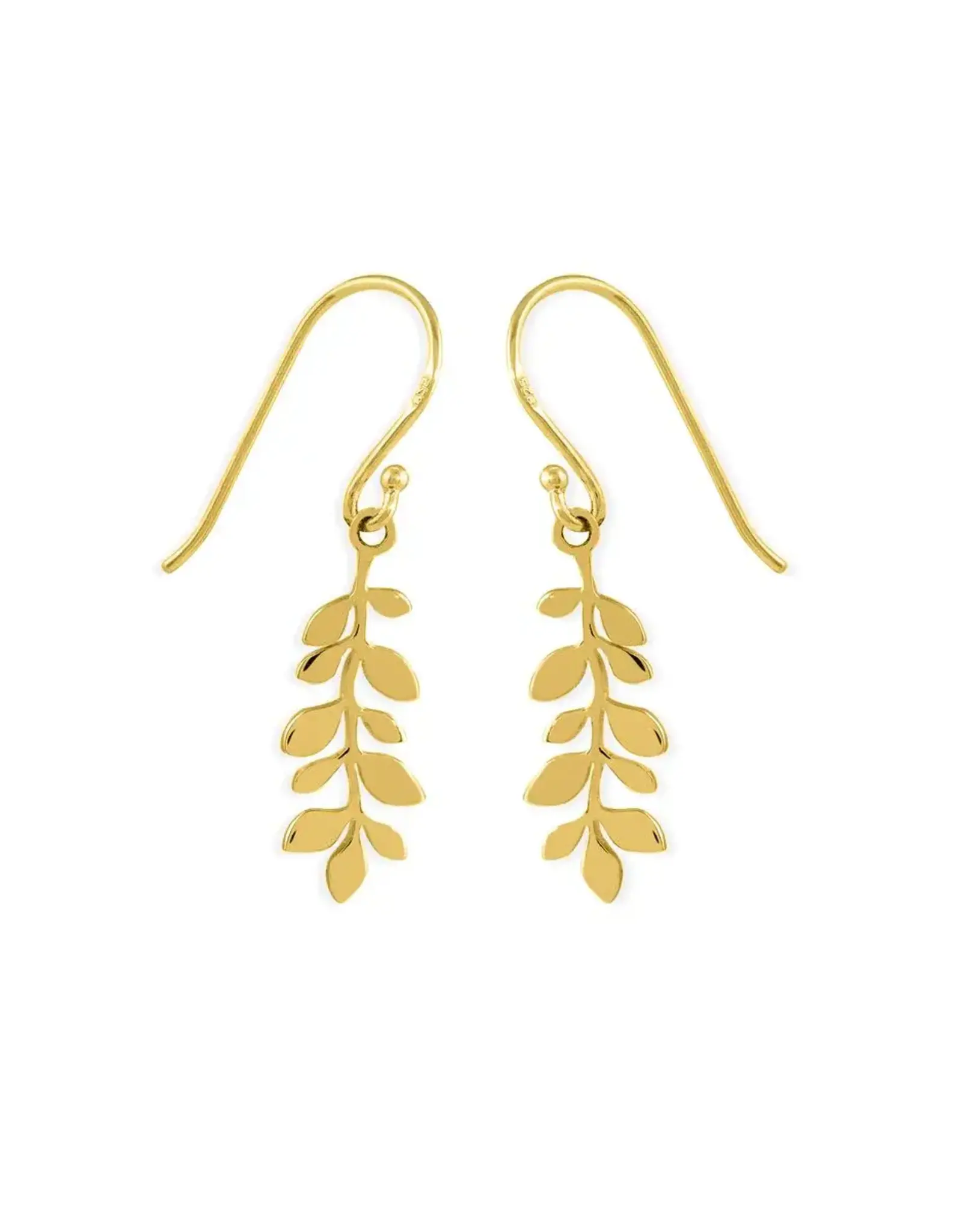 Boma LEAF FISHHOOK EARRING -14k gold plating