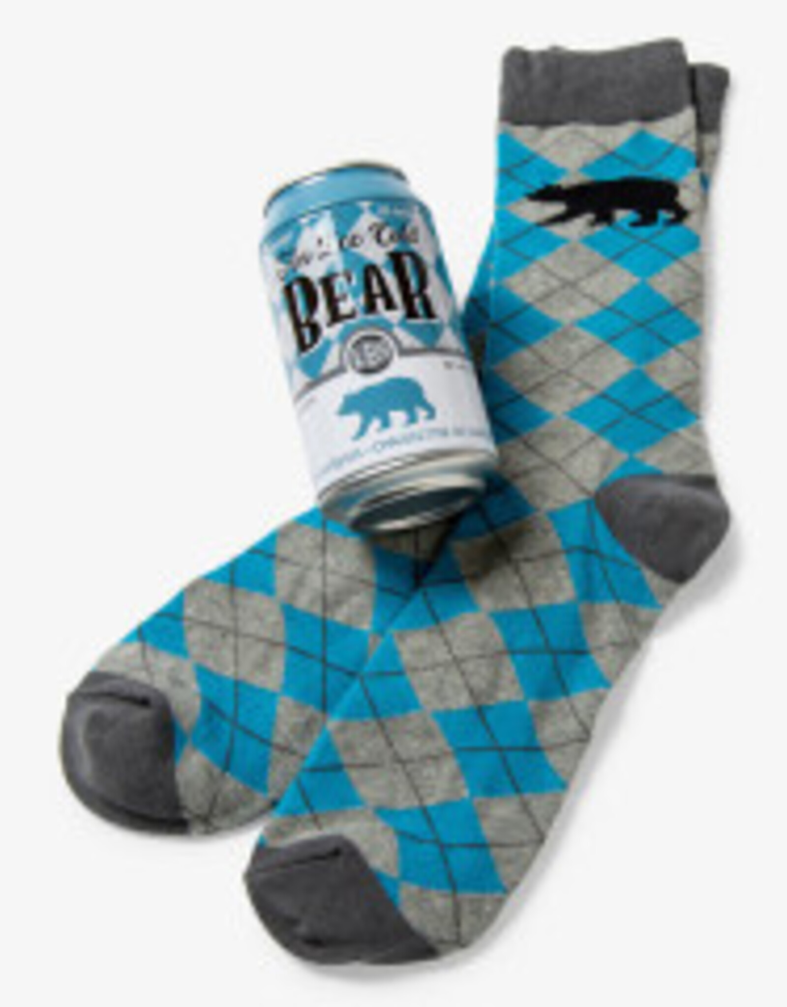 Little Blue House BEER CAN SOCKS - multiple styles