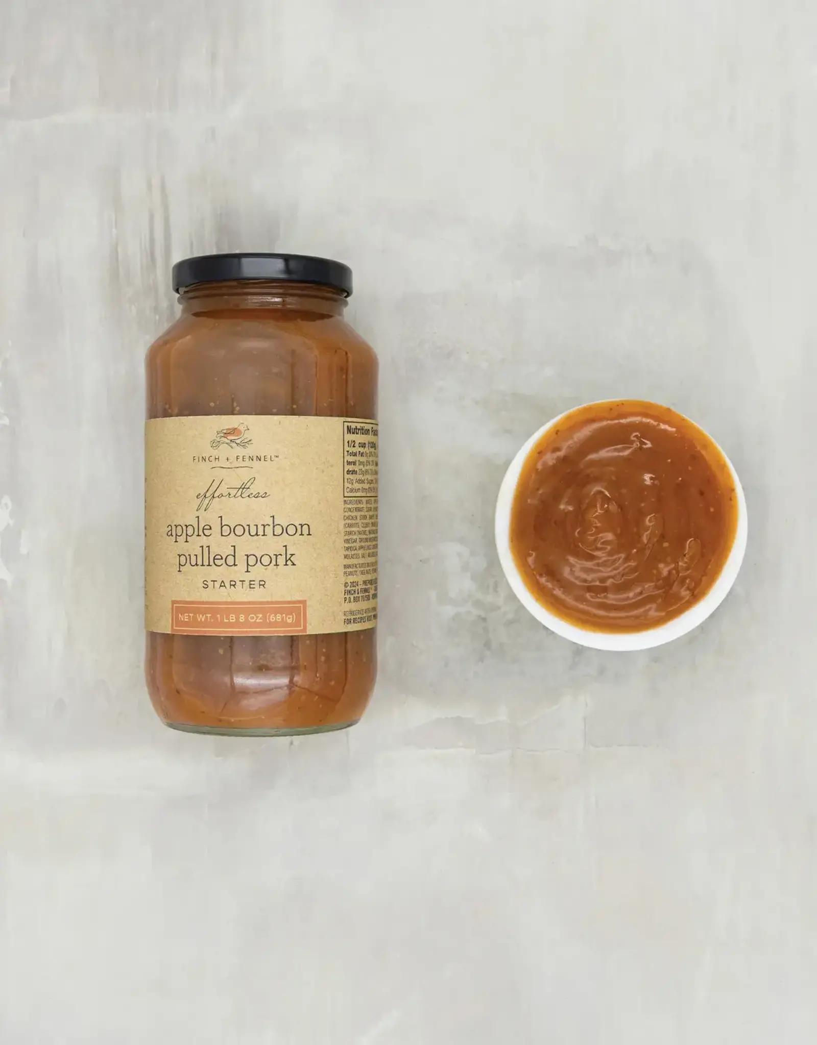 Finch & Fennel APPLE BOURBON PULLED PORK STARTER - Finch + Fennel