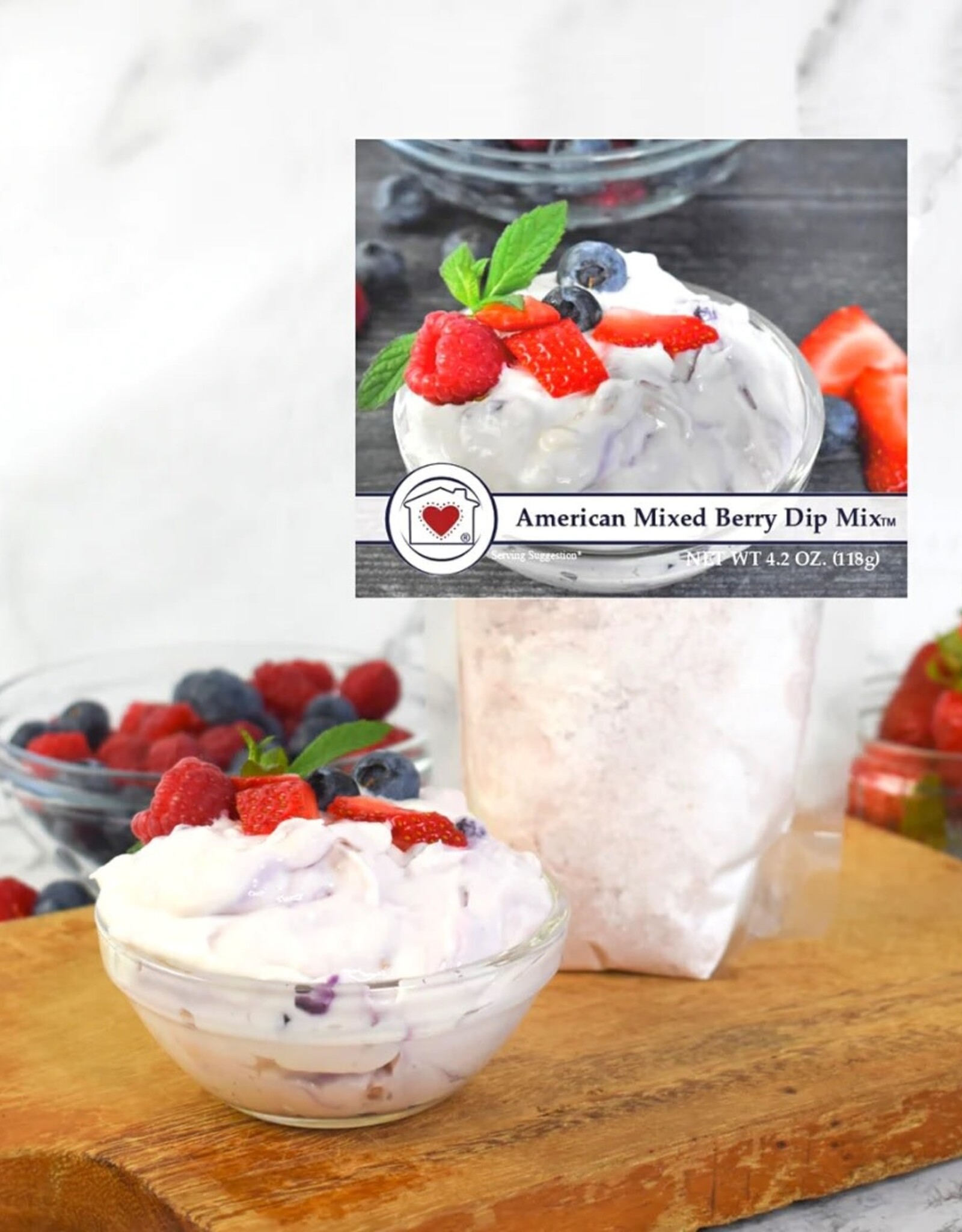Country Home Creations AMERICAN MIXED BERRY DIP MIX