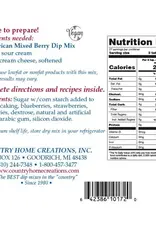 Country Home Creations AMERICAN MIXED BERRY DIP MIX