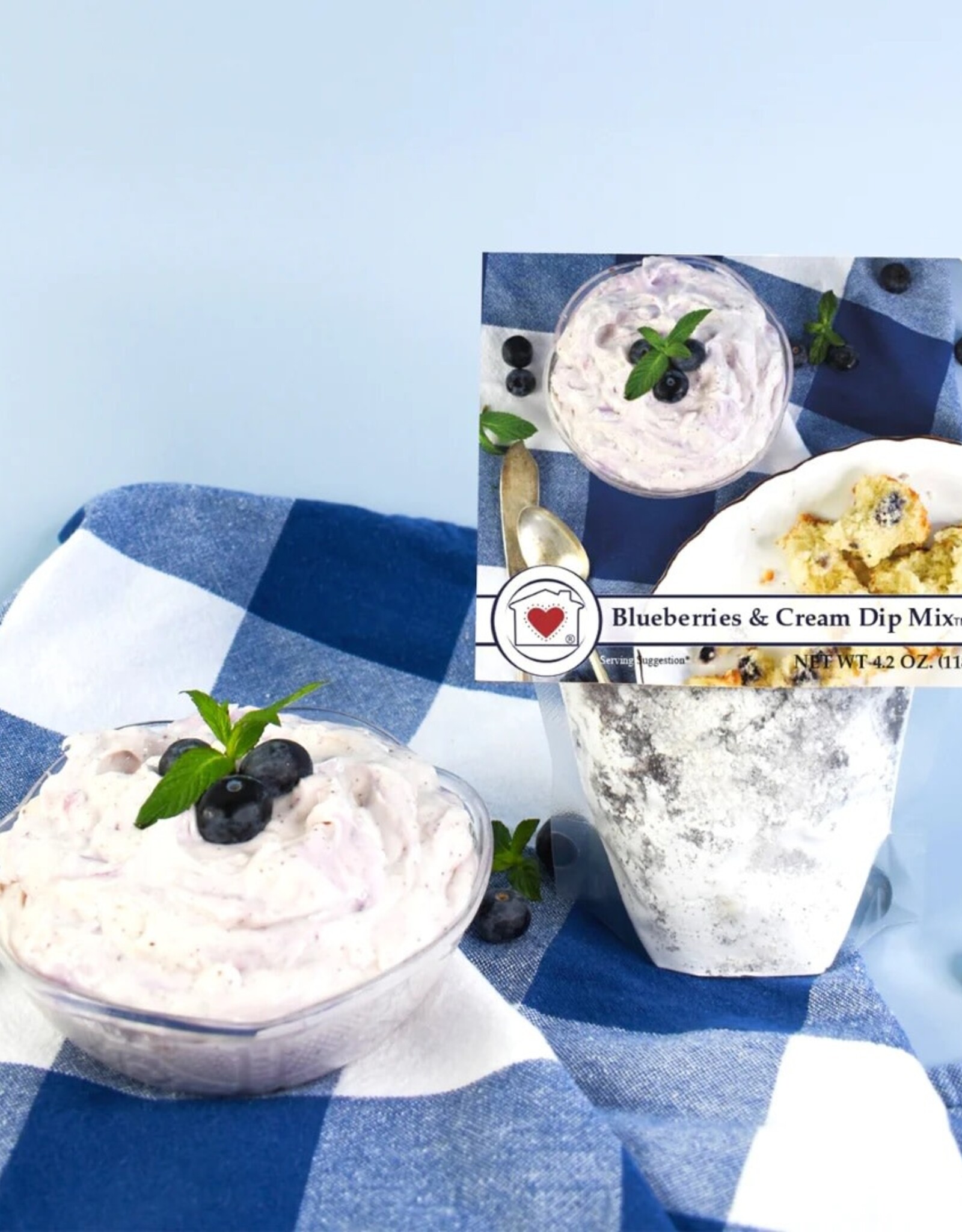 Country Home Creations BLUEBERRIES & CREAM DIP MIX