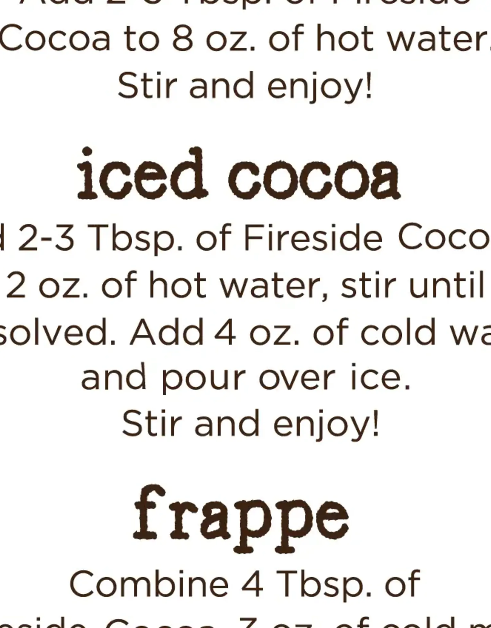 Fireside Coffee COCOA