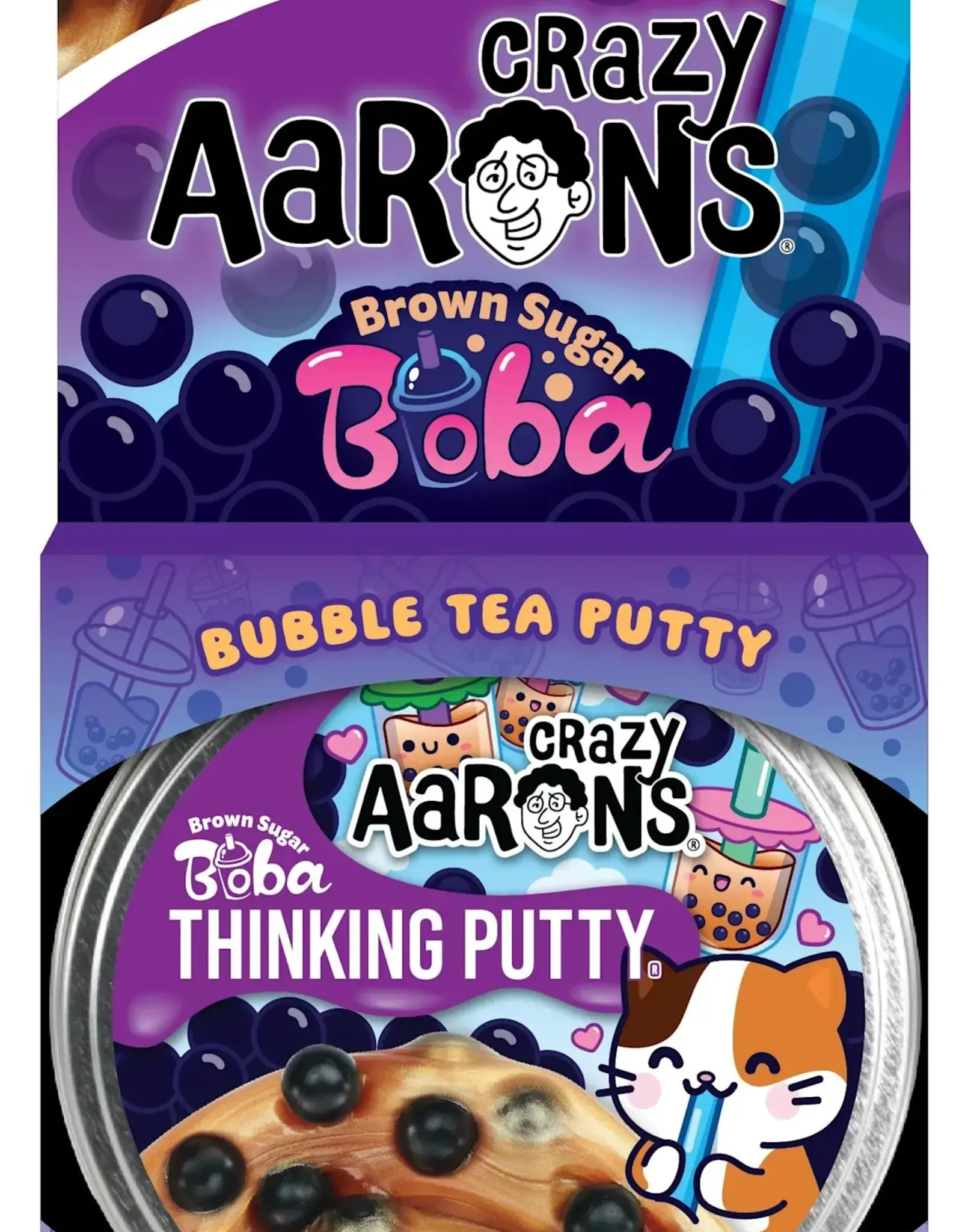 Crazy Aarons BROWN SUGAR BOBA THINKING PUTTY TIN
