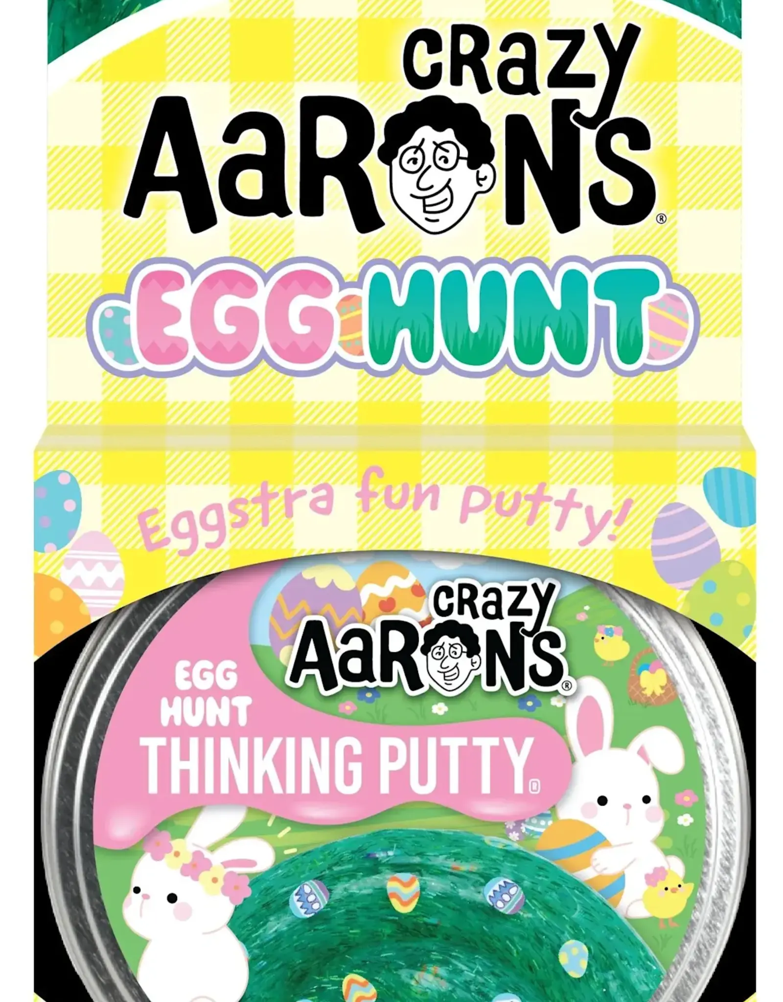 Crazy Aarons EGG HUNT THINKING PUTTY TIN